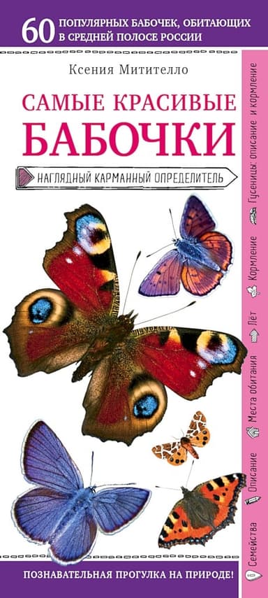 Самые красивые бабочки. Наглядный карманный определитель