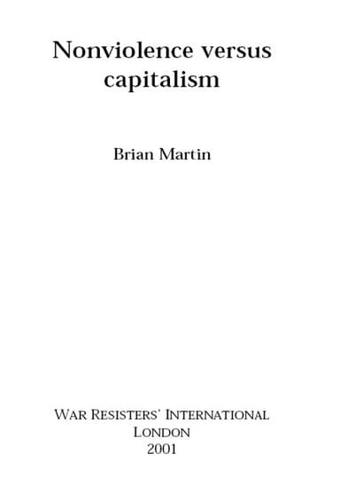 Nonviolence versus capitalism